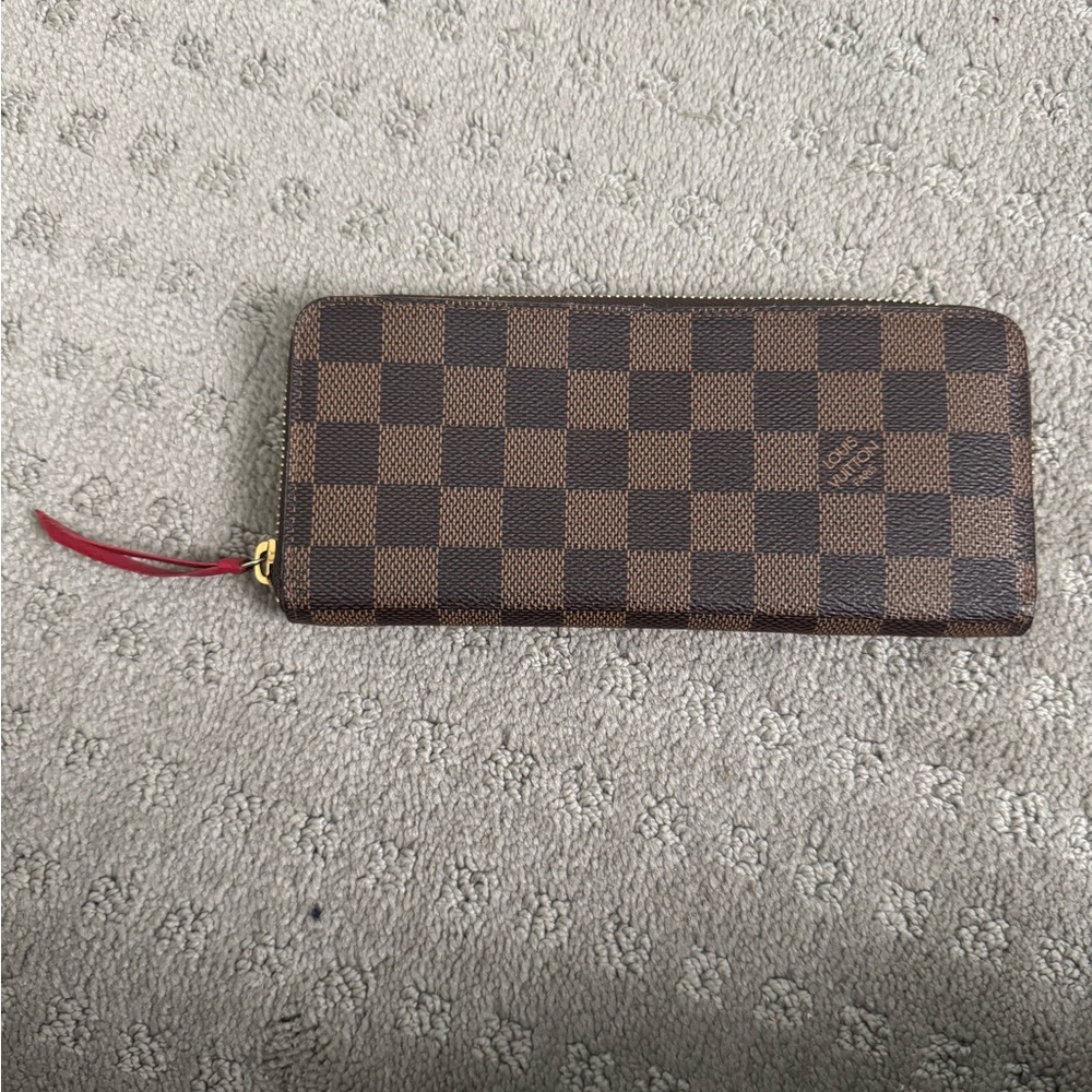 Louis Vuitton Clemence Wallet, Damier ebene